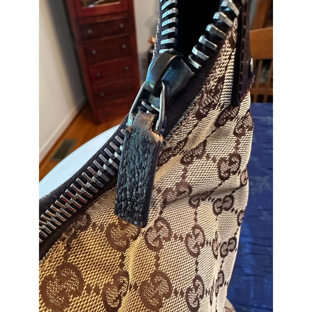 Gucci Brown & Tan Hobo Bag - Picture 2 of 16
